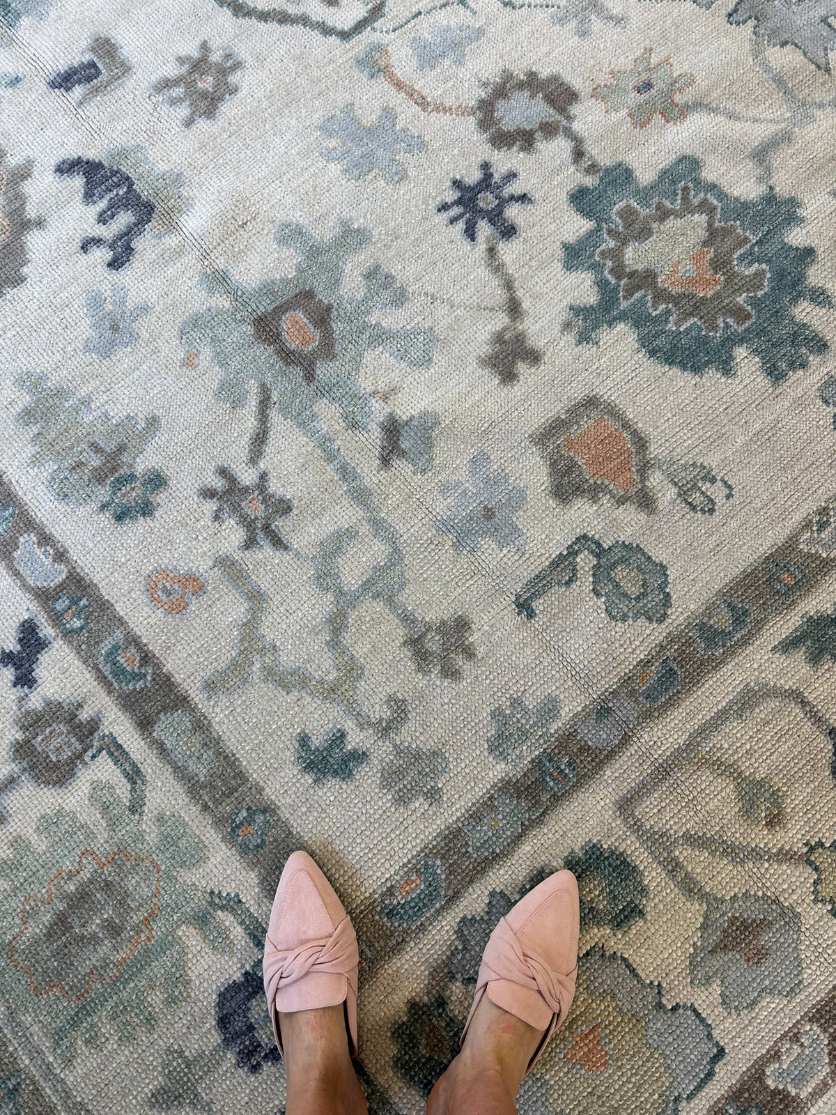 Opal Turkish Oushak Rug