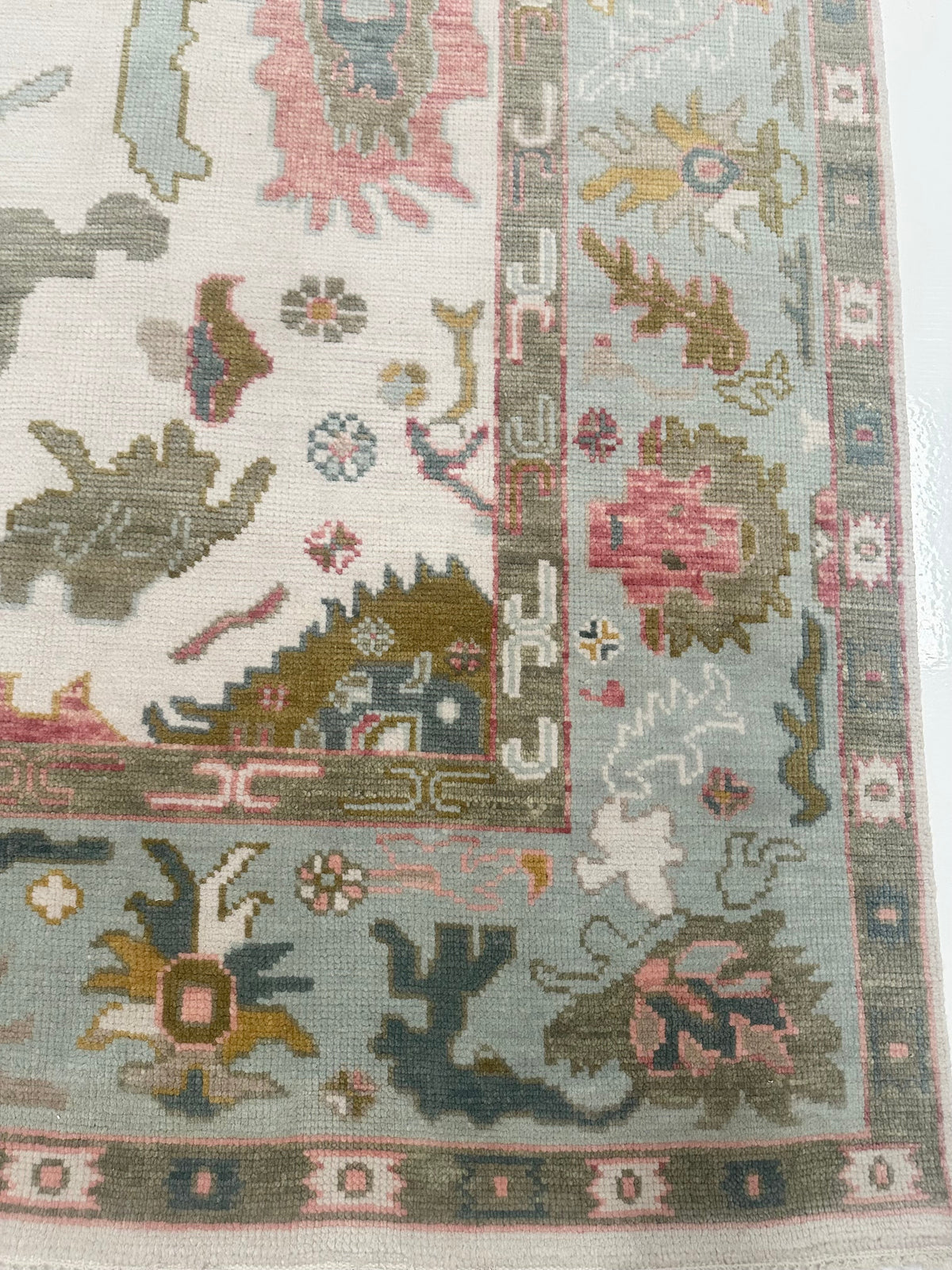 Savannah Cream Modern Oushak