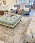Inverness Classic Blue Modern Oushak