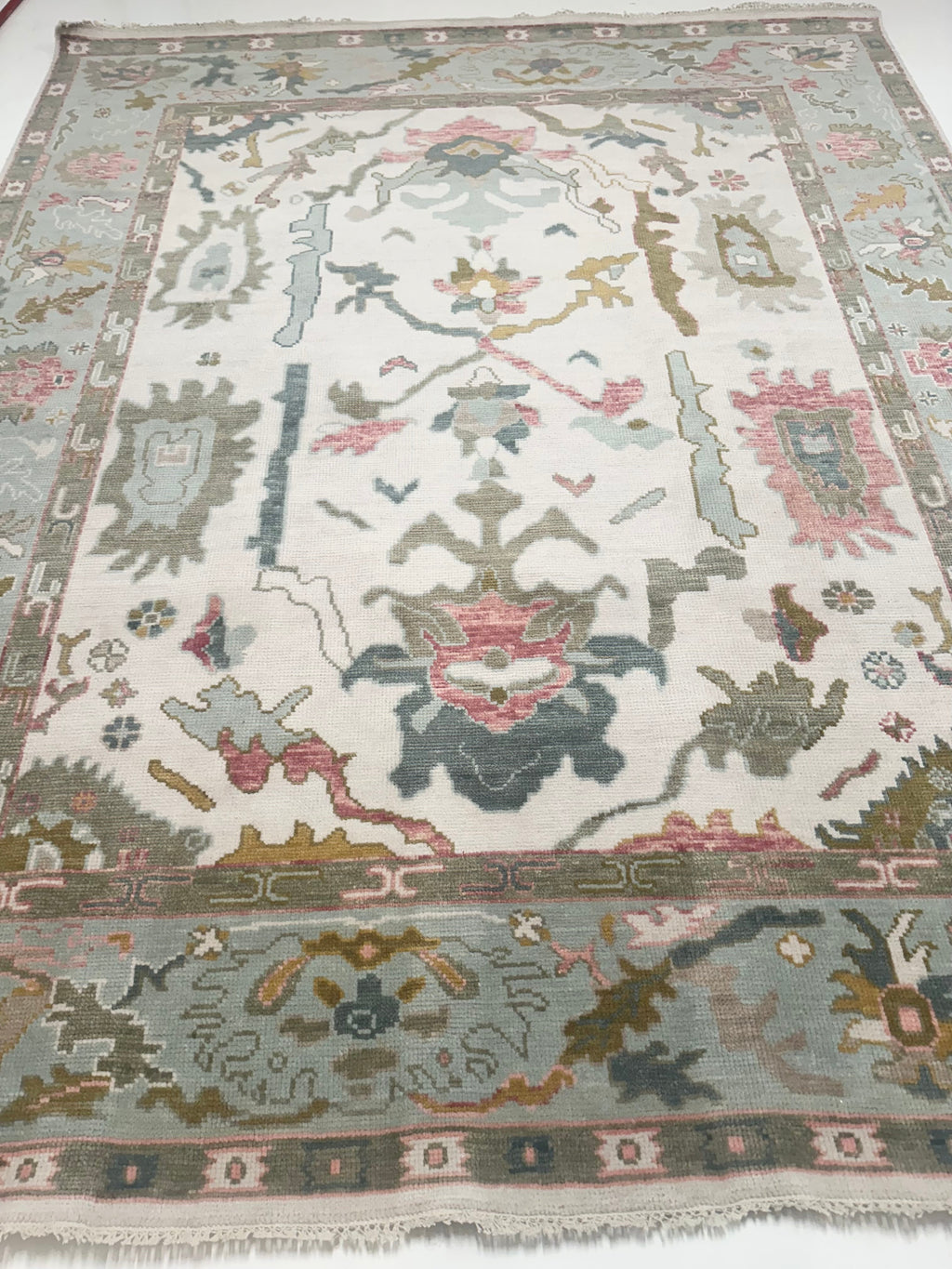Savannah Cream Modern Oushak