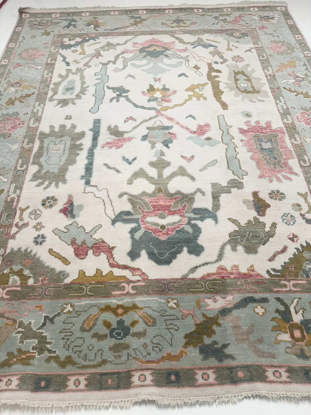 Savannah Cream Modern Oushak