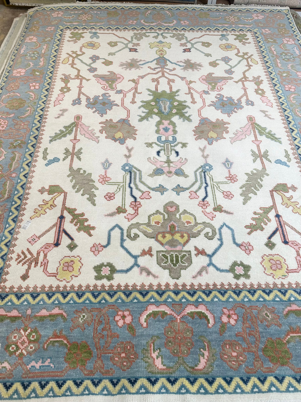 Austin Pink Modern Oushak Rug