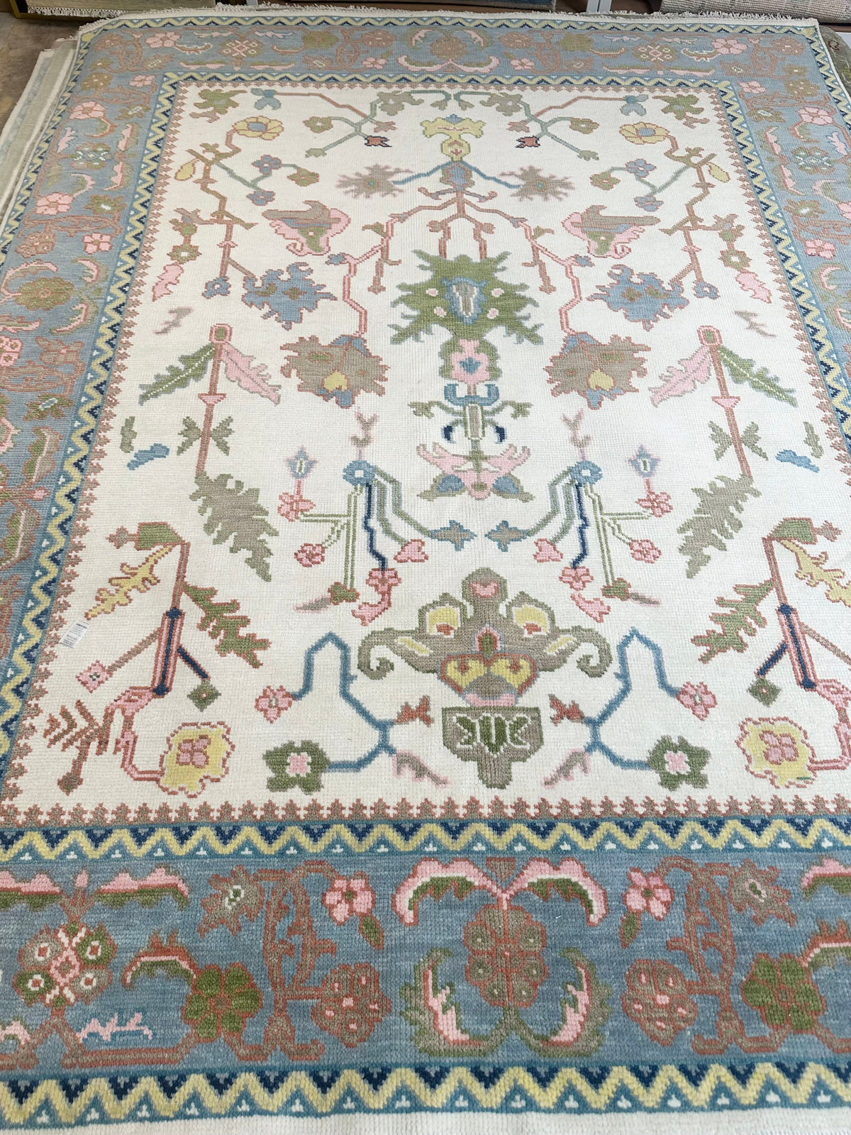 Austin Pink Modern Oushak Rug