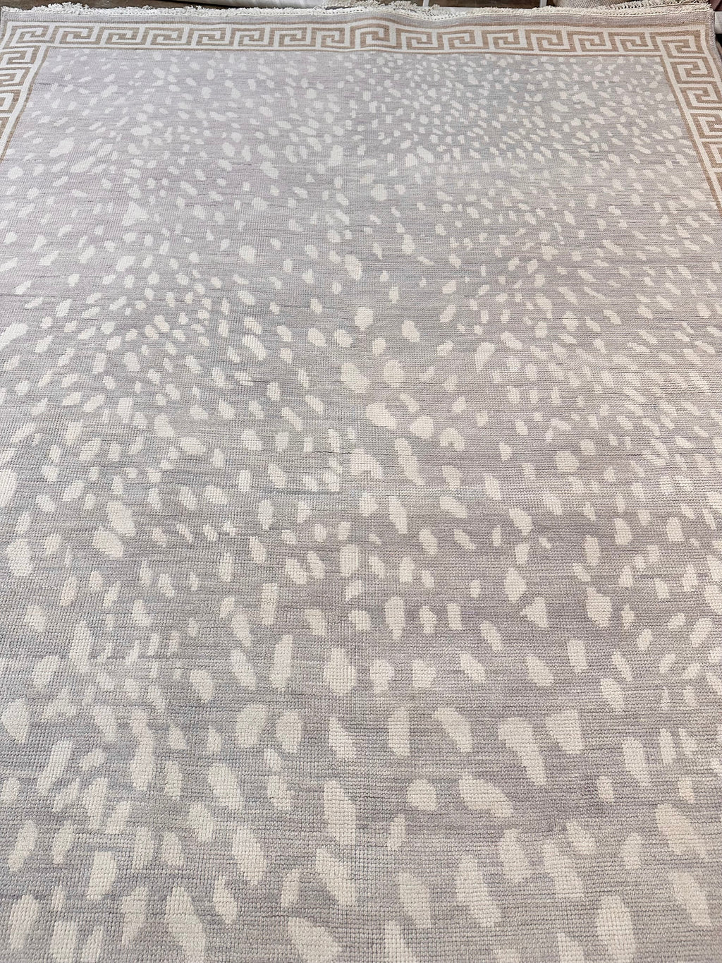 Alexandria Smokey Lilac Hand-Knotted Wool Rug