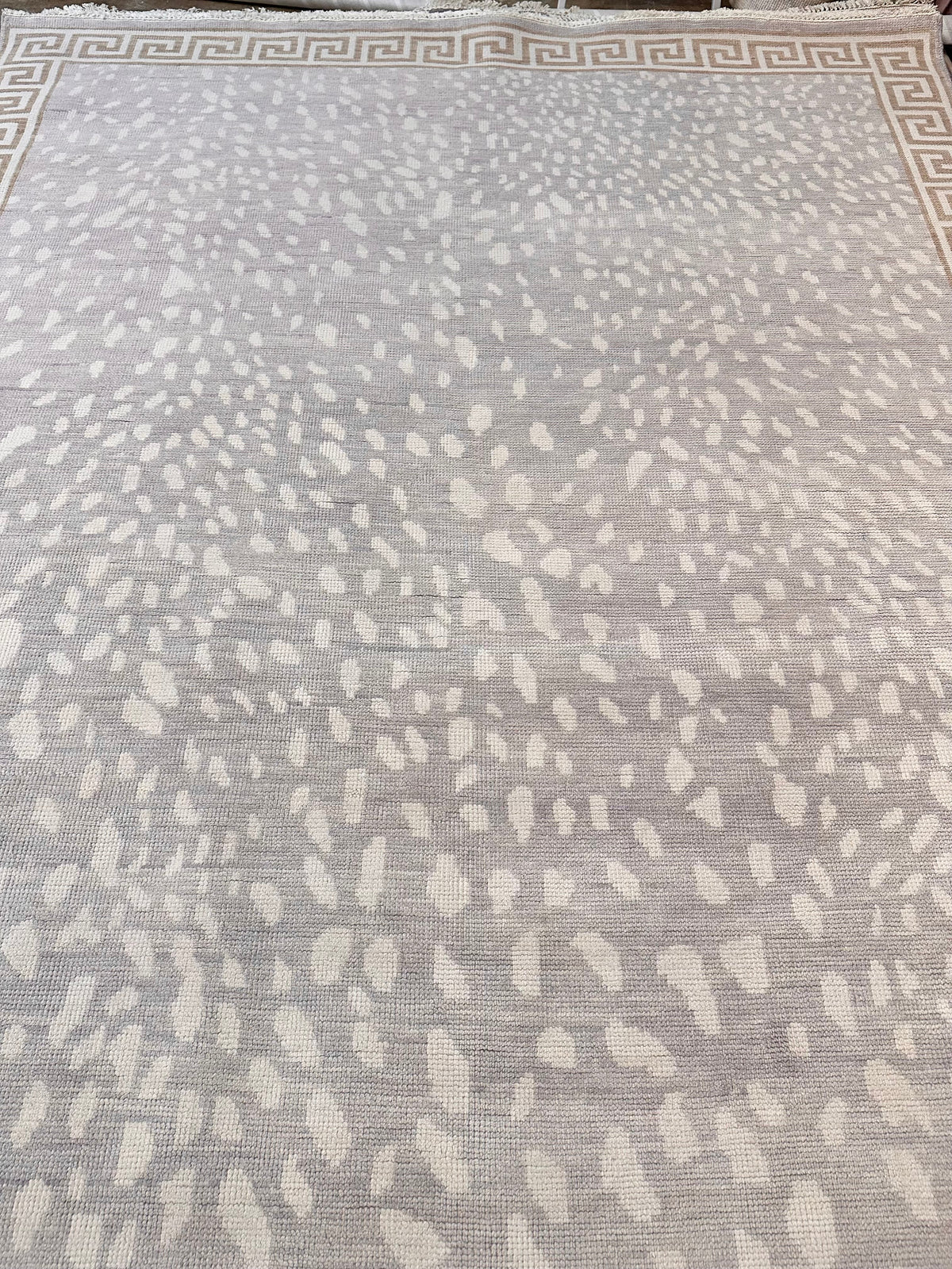 Alexandria Smokey Lilac Hand-Knotted Wool Rug