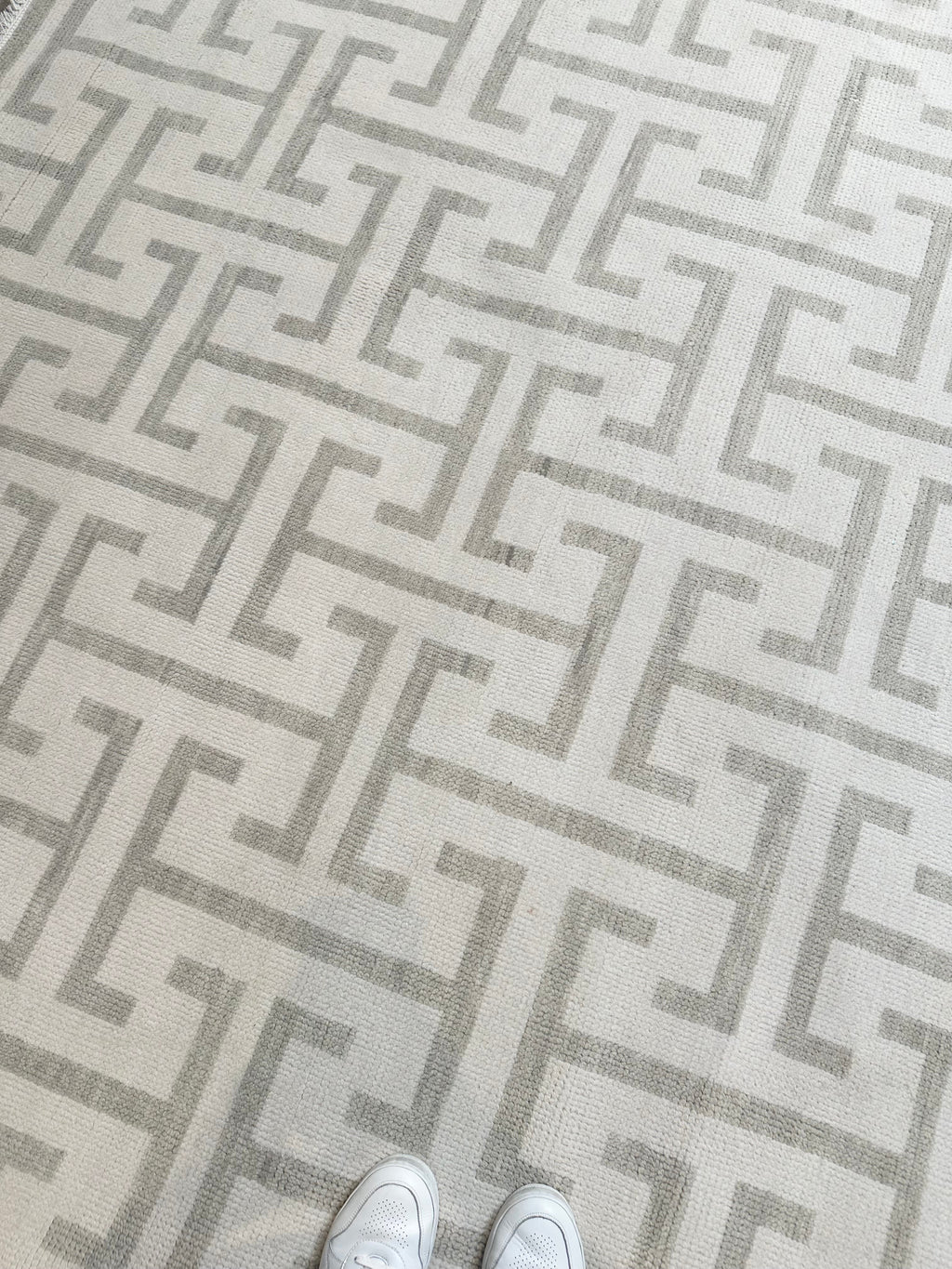 Tyler Neutral Hand-Knotted Wool Rug