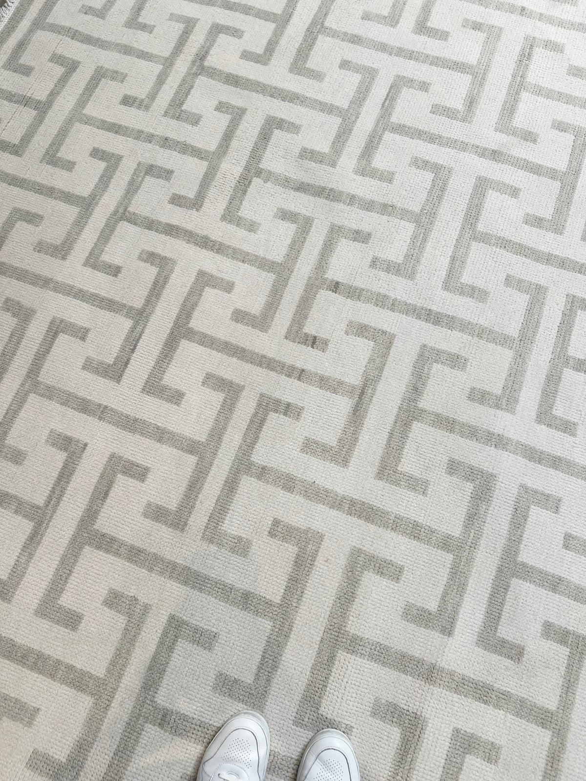 Tyler Neutral Hand-Knotted Wool Rug