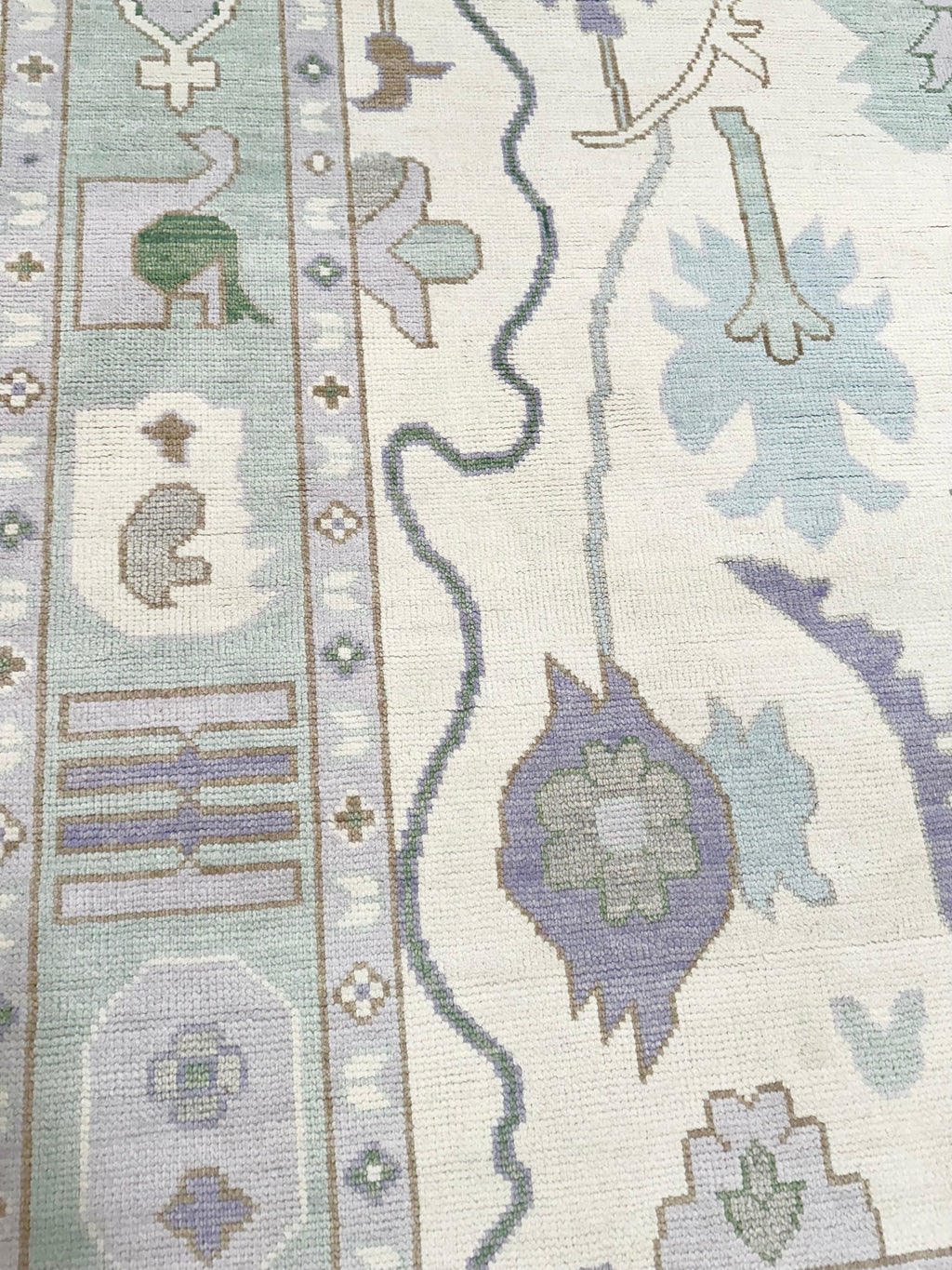 Porto Lavender Modern Oushak