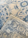 Monaco Deep Blue Modern Oushak