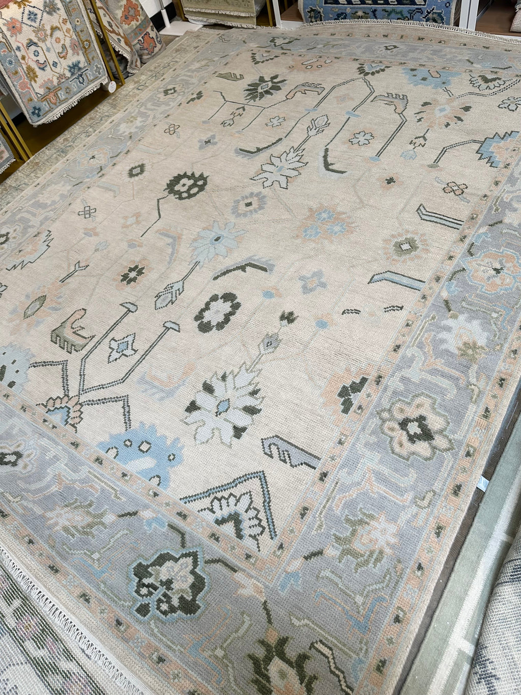 Inverness Sand/Tan Modern Oushak Rug