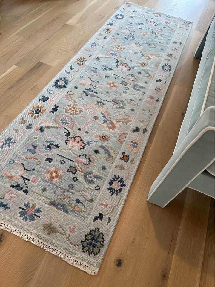 Catalina Blue Modern Oushak
