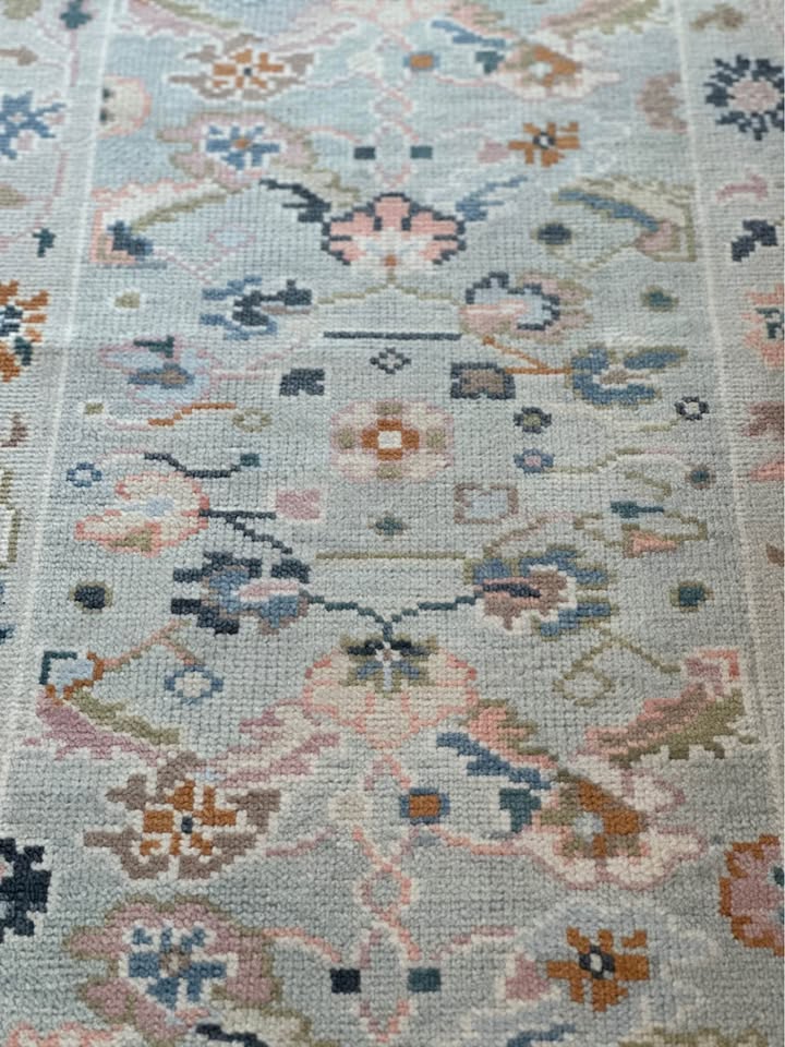 Catalina Blue Modern Oushak