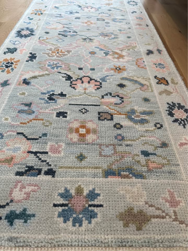 Catalina Blue Modern Oushak