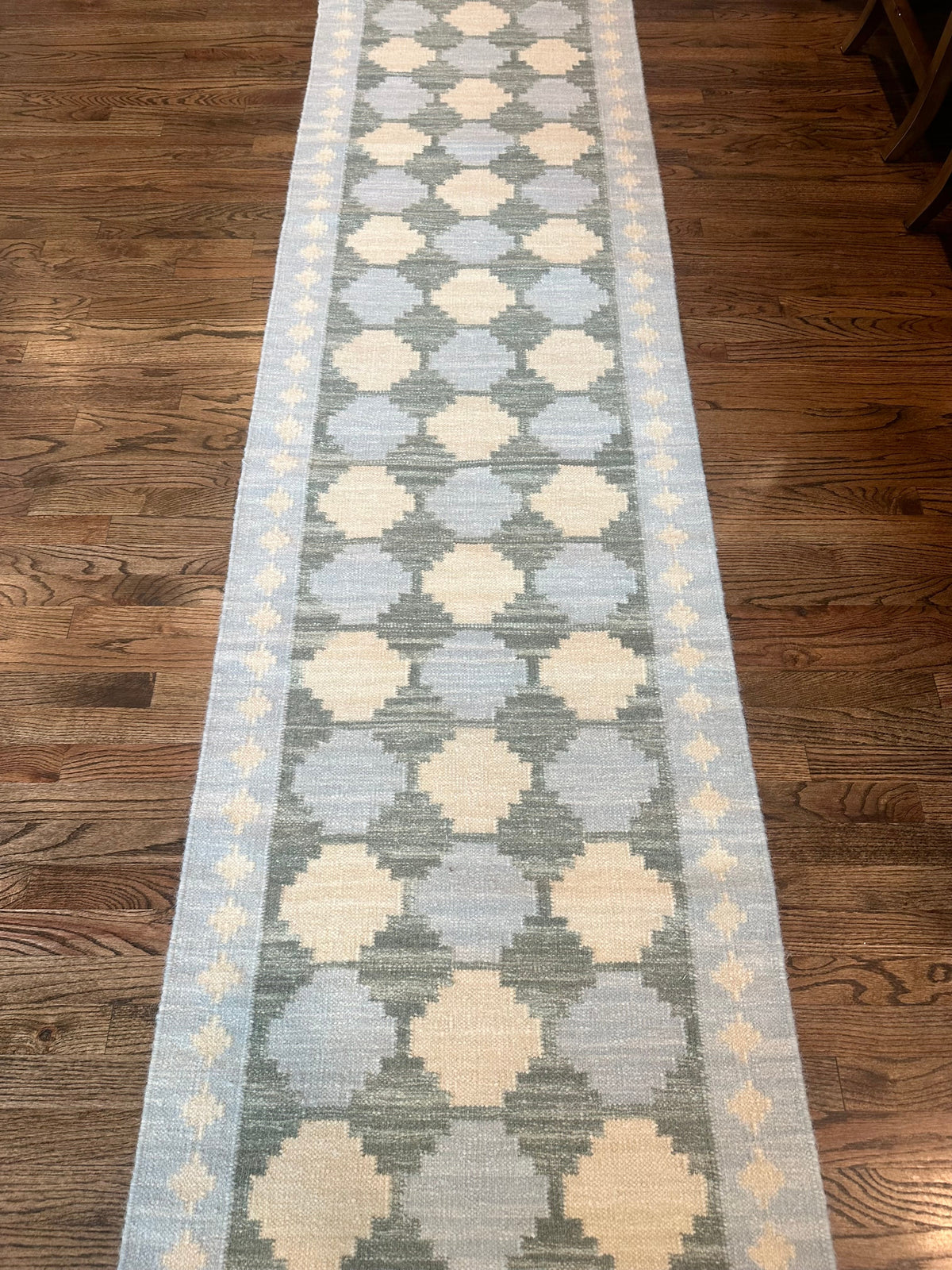 Holt Blue Cotton Dhurrie