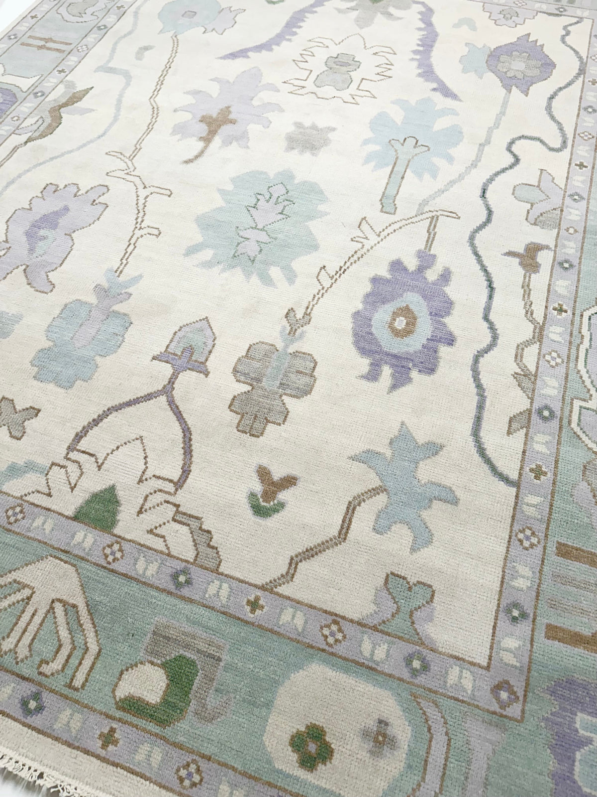 Porto Lavender Modern Oushak