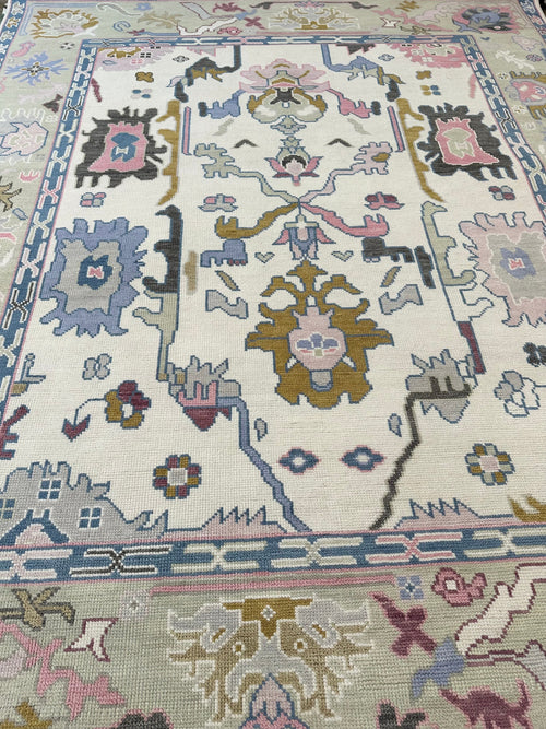 Atlanta Pink Multi Modern Oushak Rug