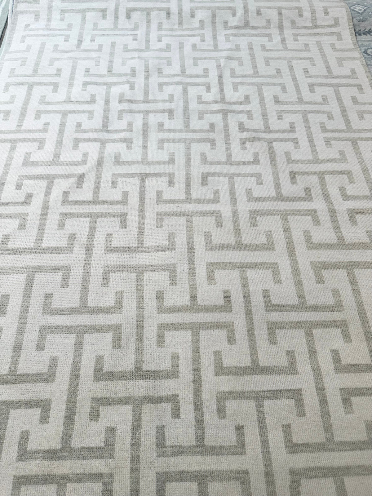 Tyler Neutral Hand-Knotted Wool Rug