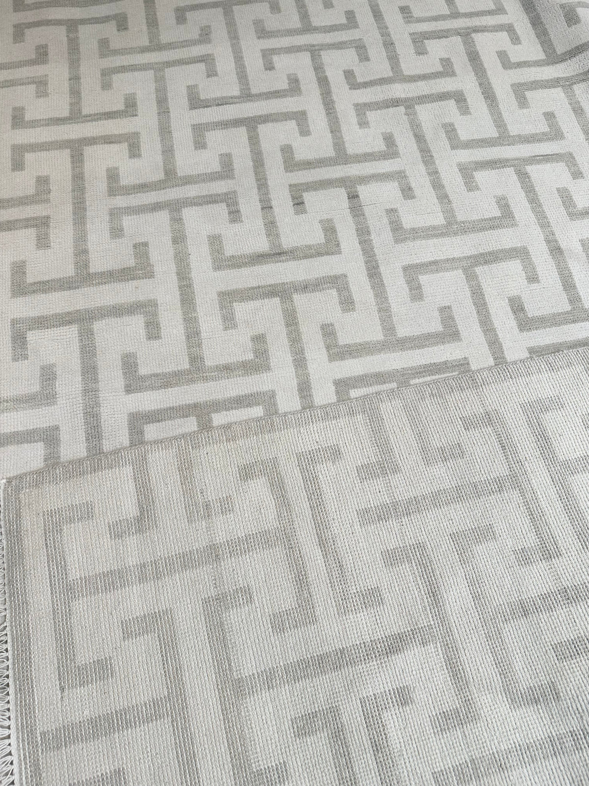 Tyler Neutral Hand-Knotted Wool Rug