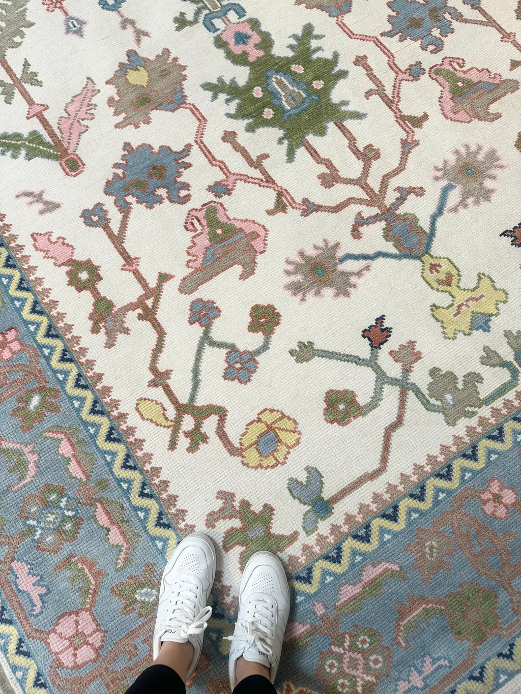 Austin Pink Modern Oushak Rug