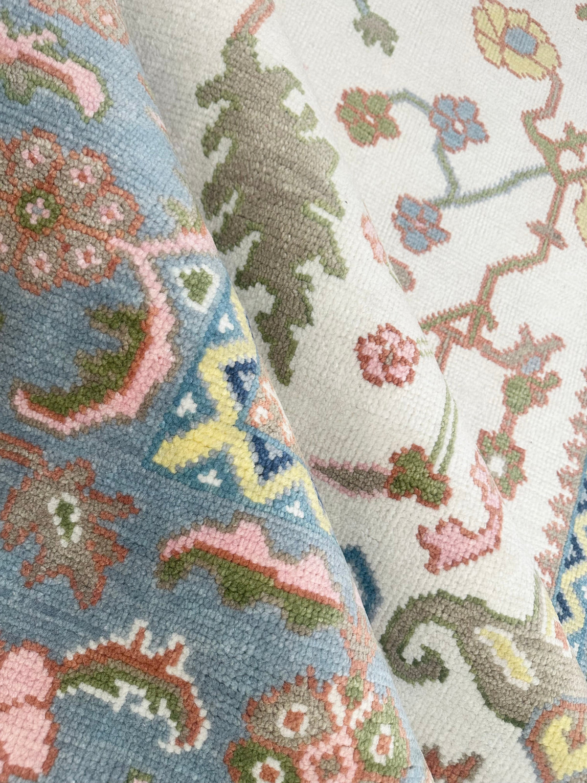 Austin Pink Modern Oushak Rug