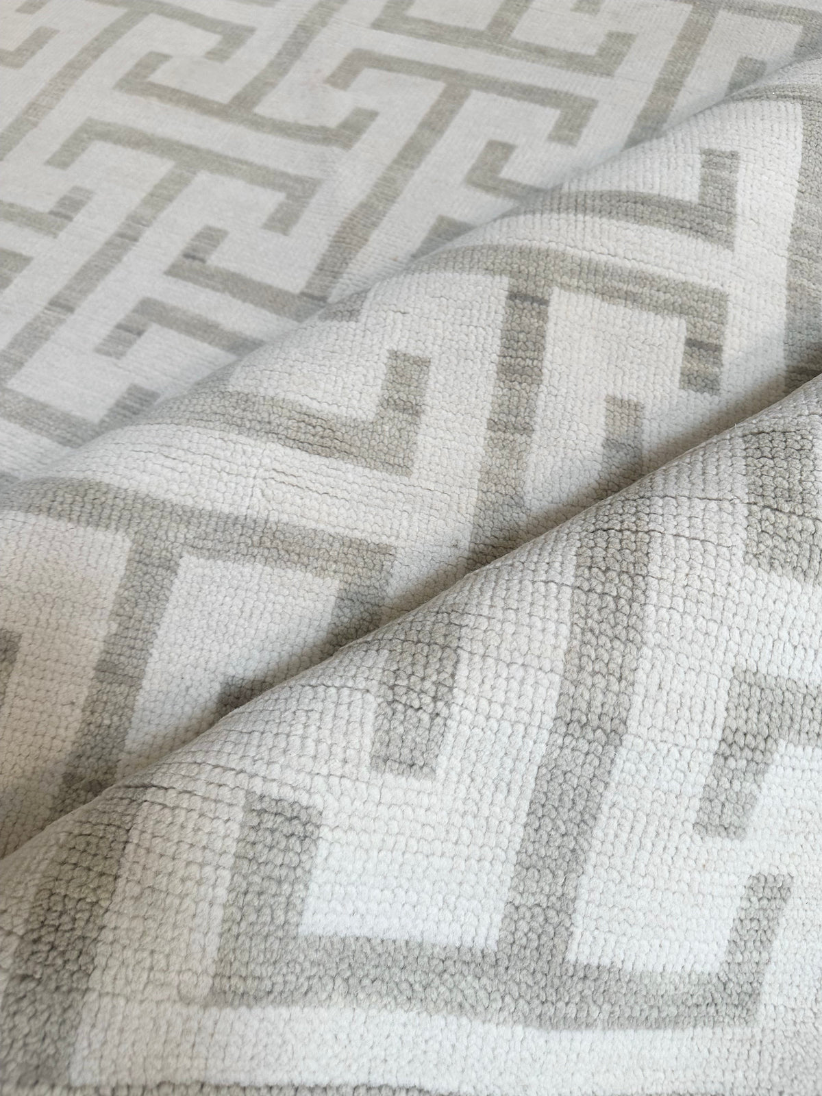 Tyler Neutral Hand-Knotted Wool Rug
