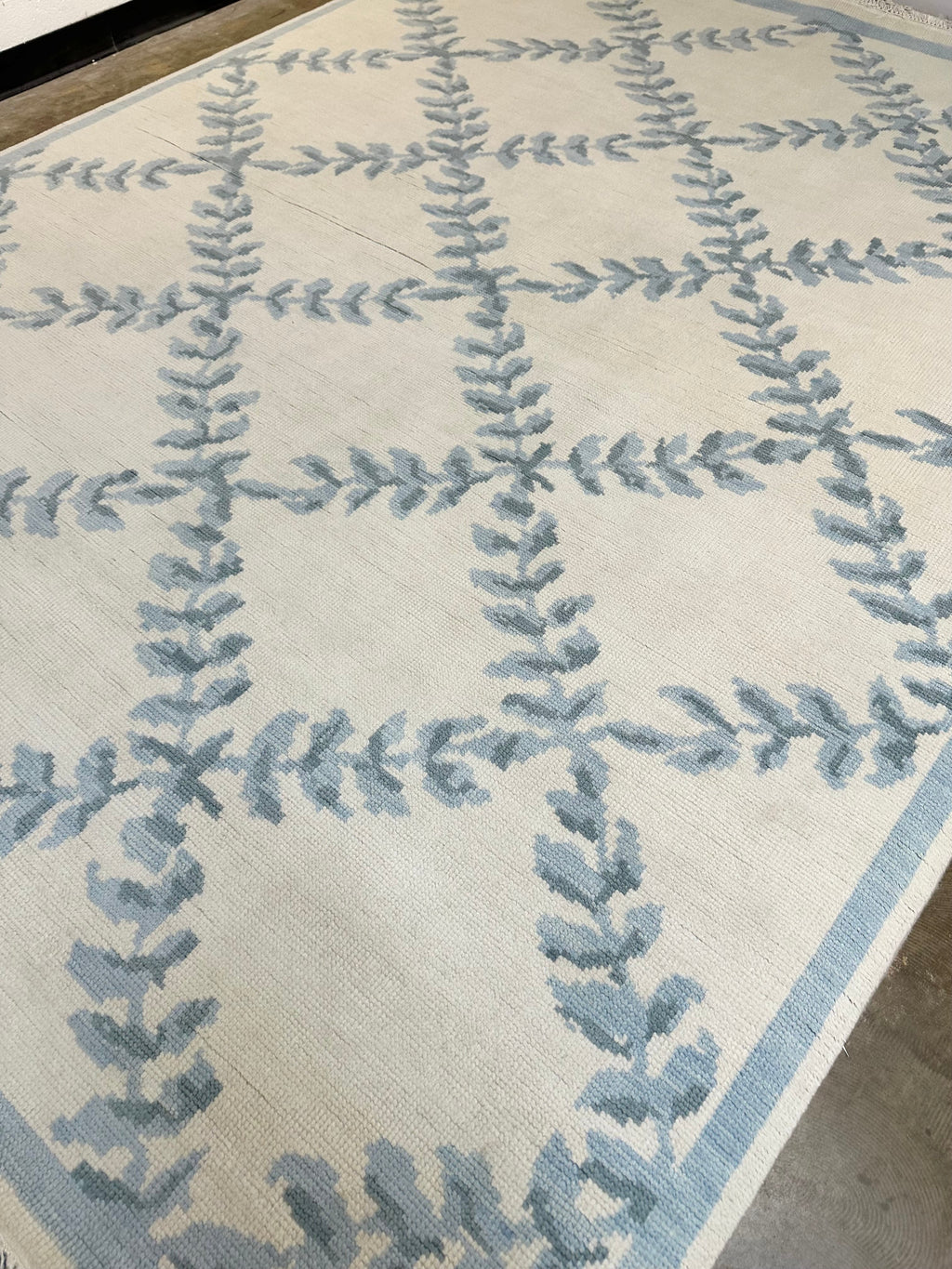Laurel Canyon Blue Hand-Knotted Wool Rug