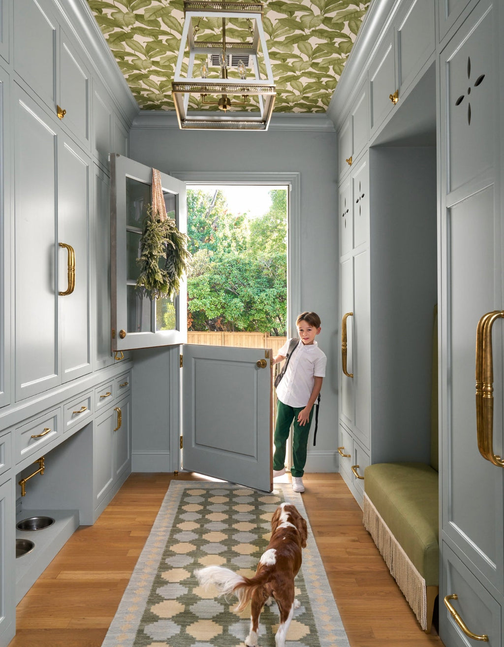 Holt Blue Cotton Dhurrie