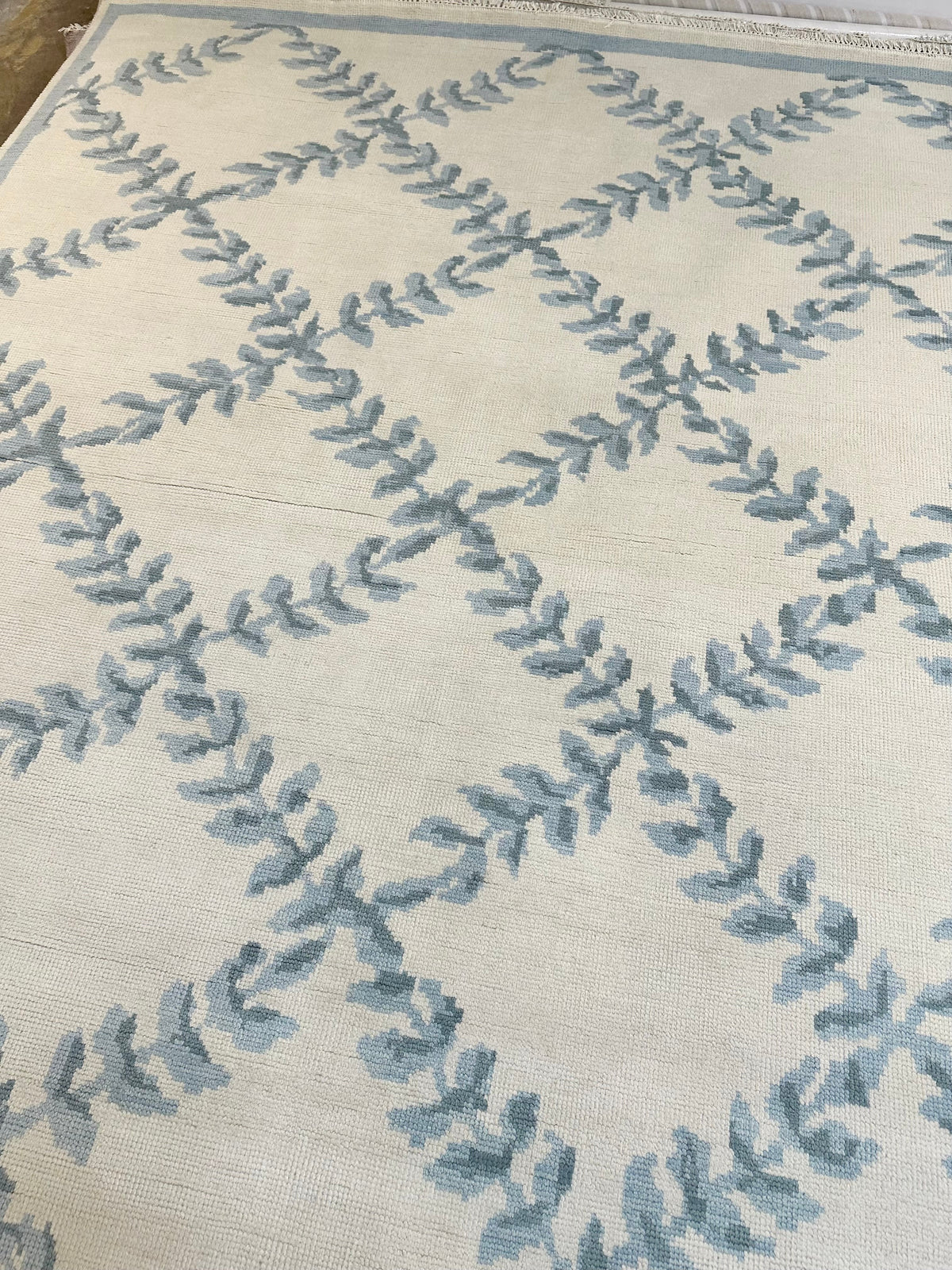 Laurel Canyon Blue Hand-Knotted Wool Rug