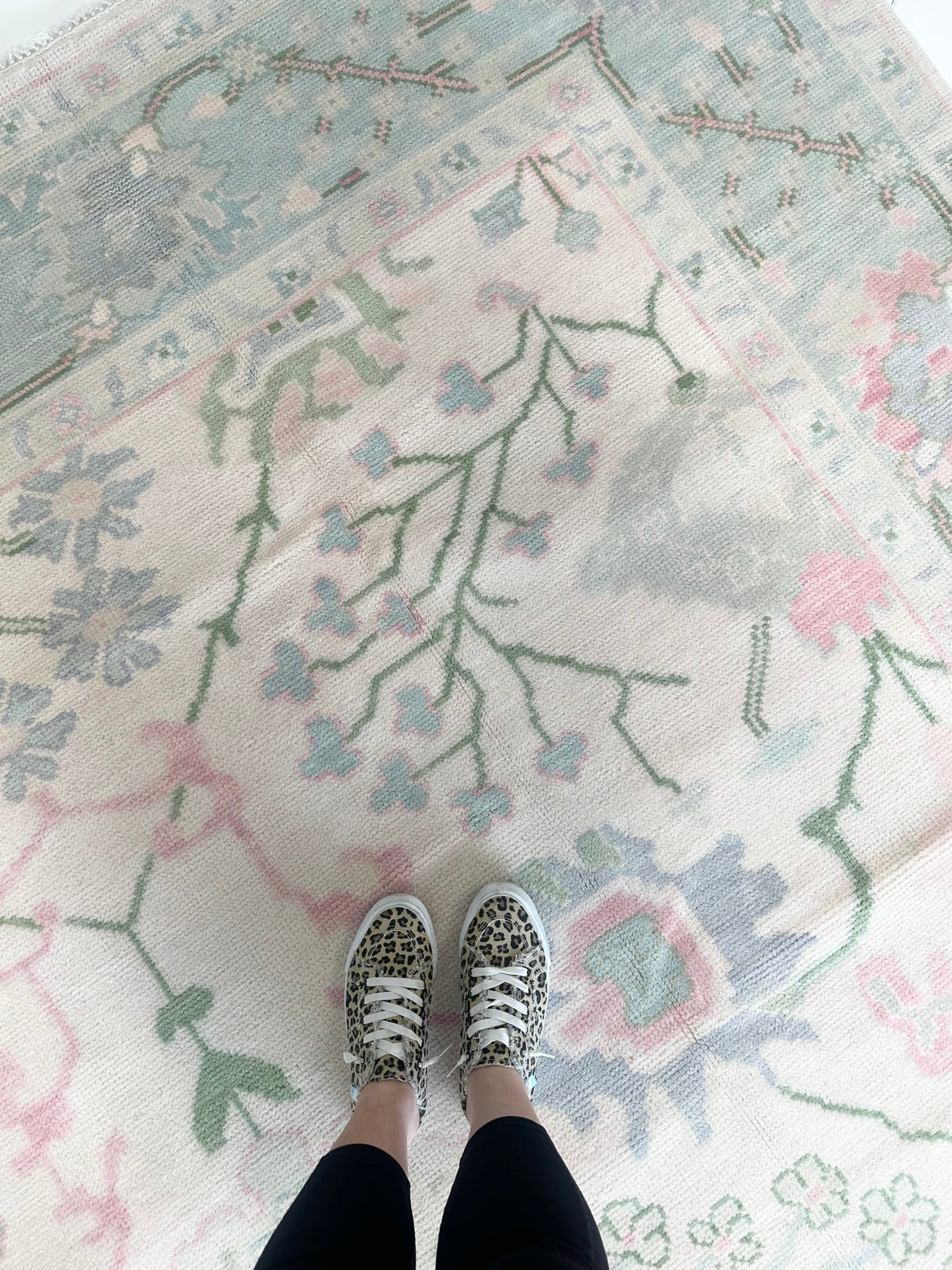 Charleston Pink Modern Oushak