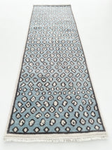Addis Blue Hand-Knotted Wool Rug