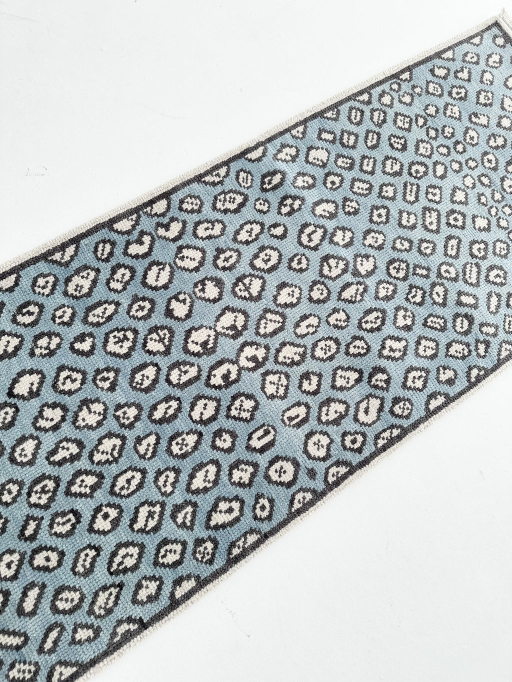 Addis Blue Hand-Knotted Wool Rug