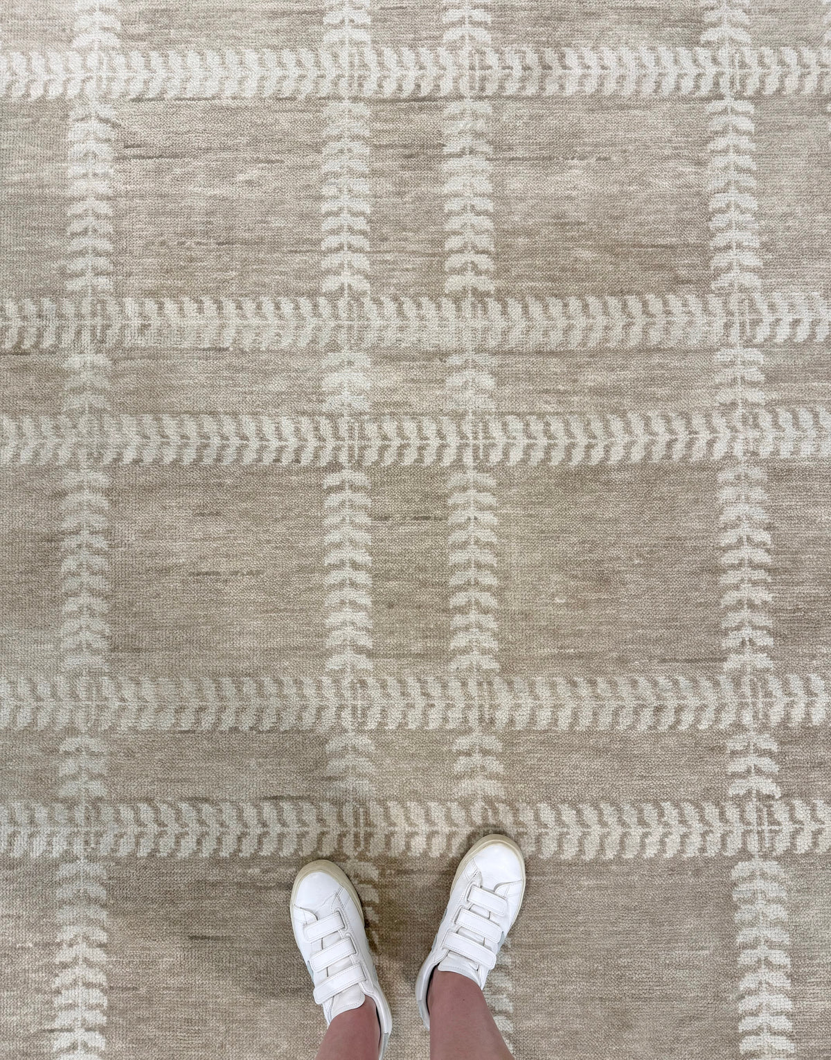 Allie Neutral Modern Oushak Rug