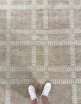 Allie Neutral Modern Oushak Rug