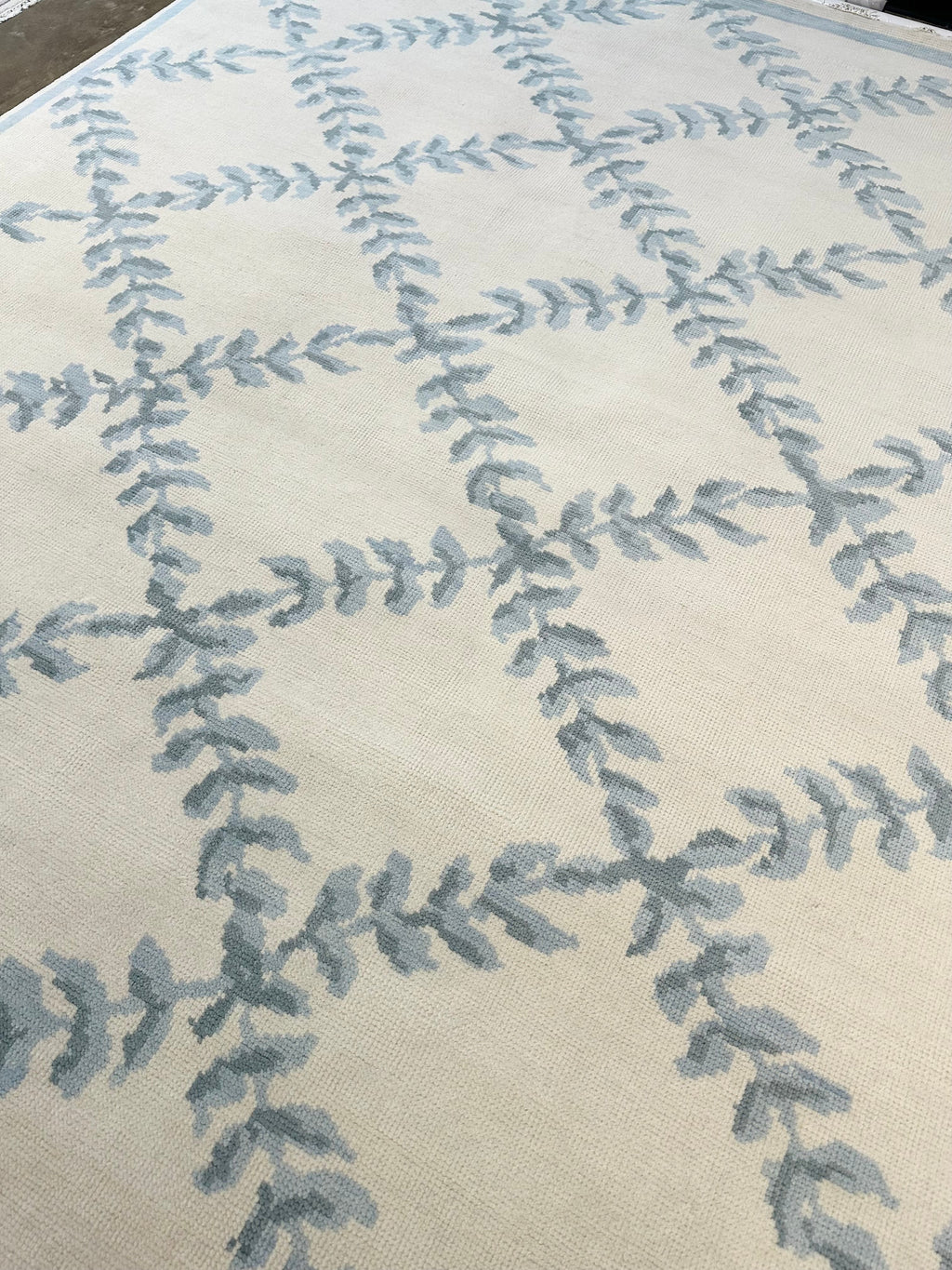 Laurel Canyon Blue Hand-Knotted Wool Rug