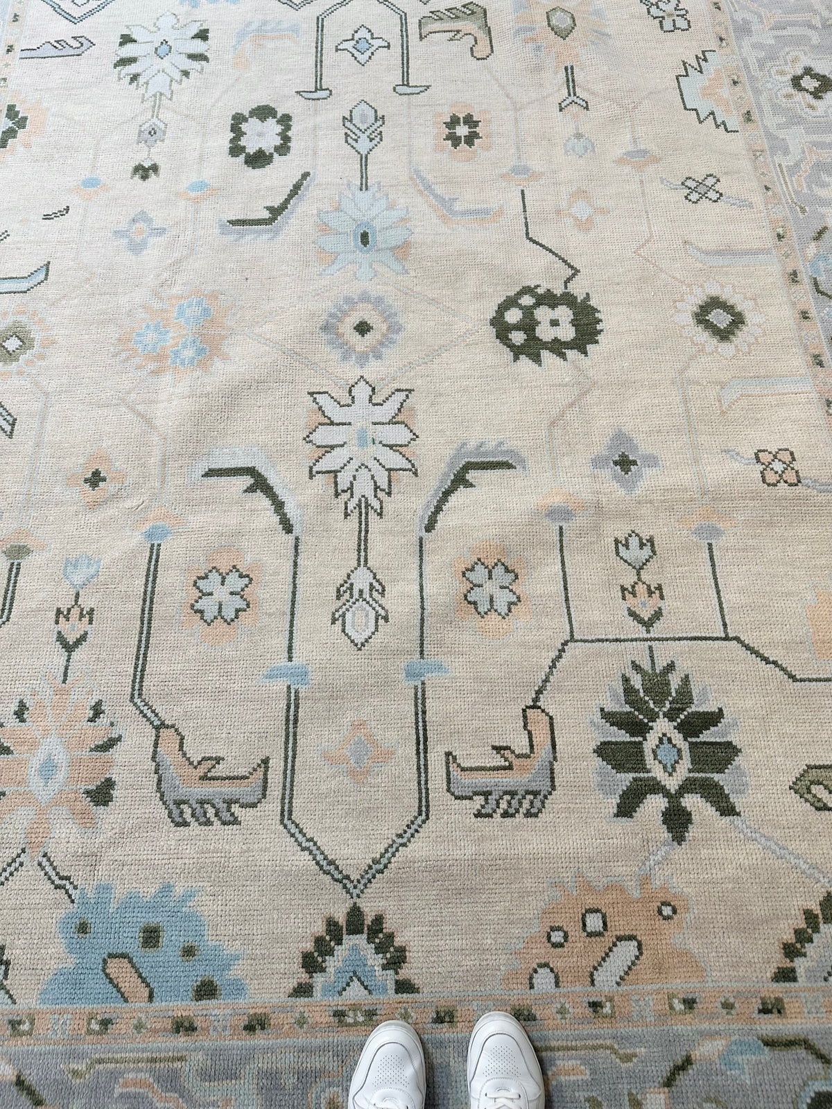 Inverness Sand/Tan Modern Oushak Rug