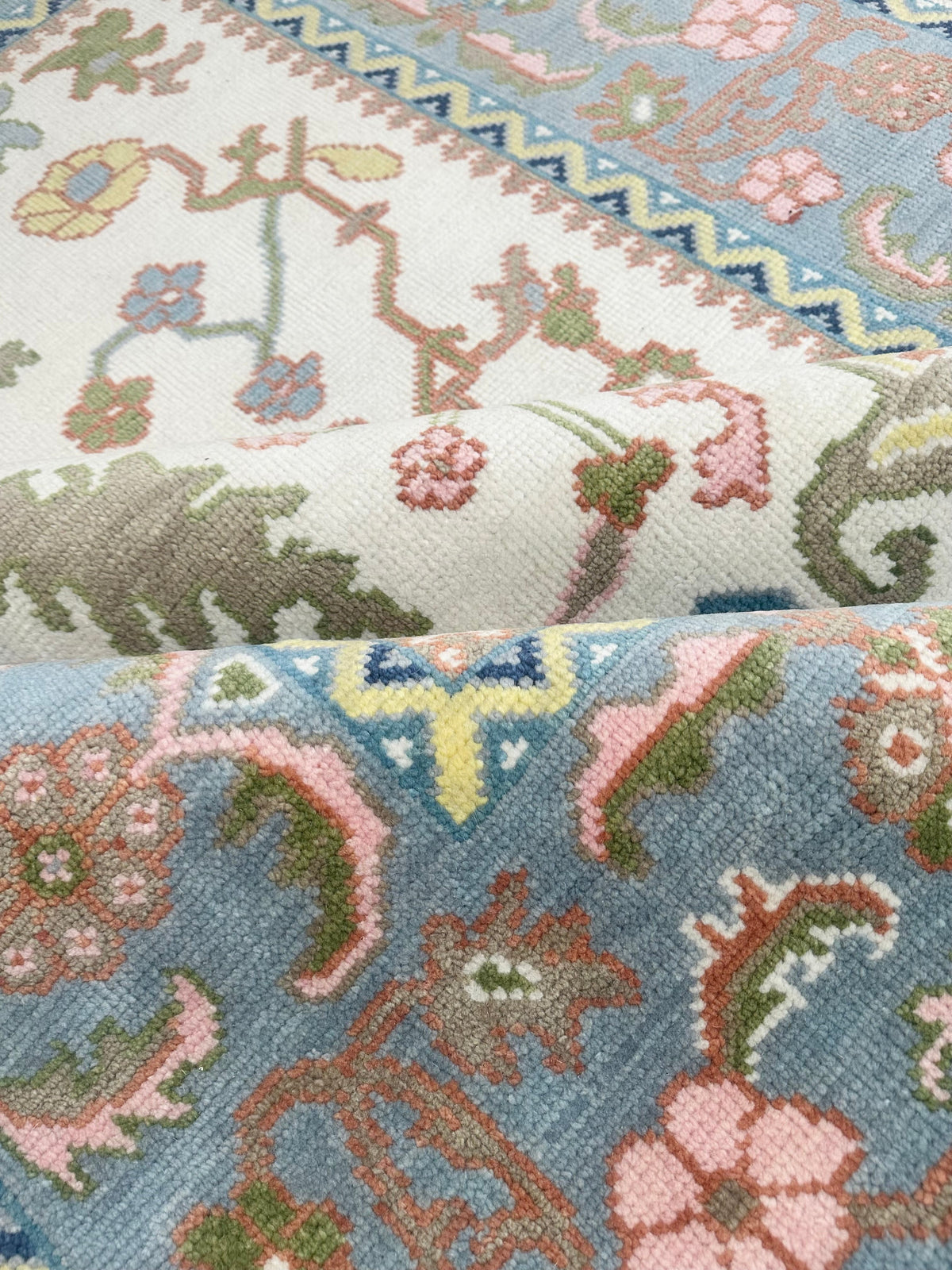 Austin Pink Modern Oushak Rug