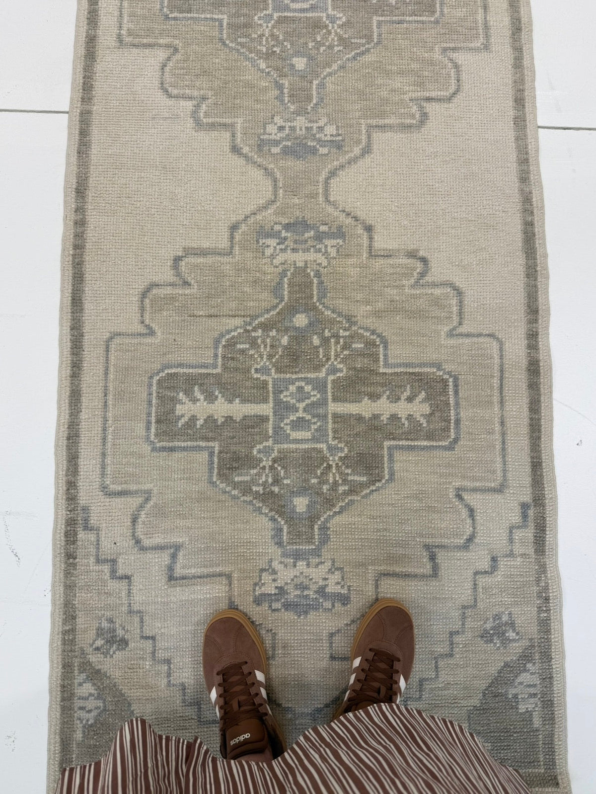 Bethany Blue Turkish Oushak Rug