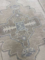 Bethany Blue Turkish Oushak Rug