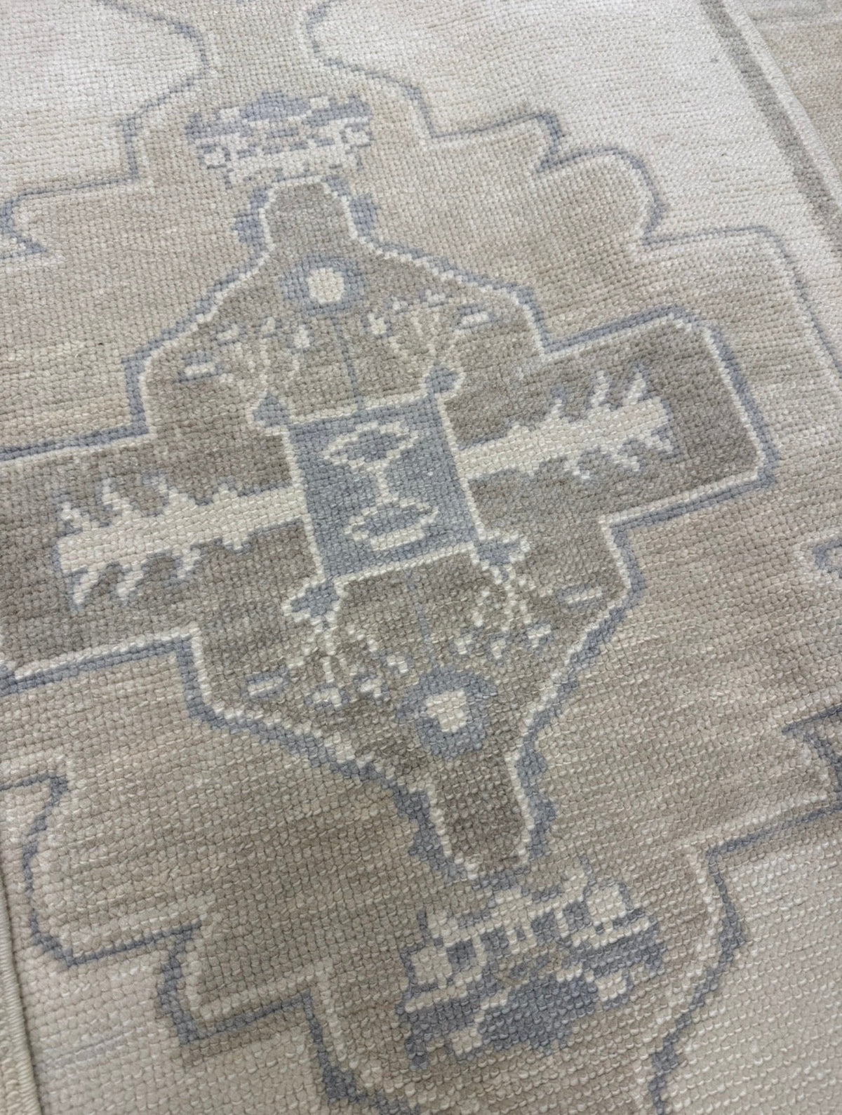 Bethany Blue Turkish Oushak Rug