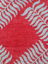 Ivy • Blue on Red