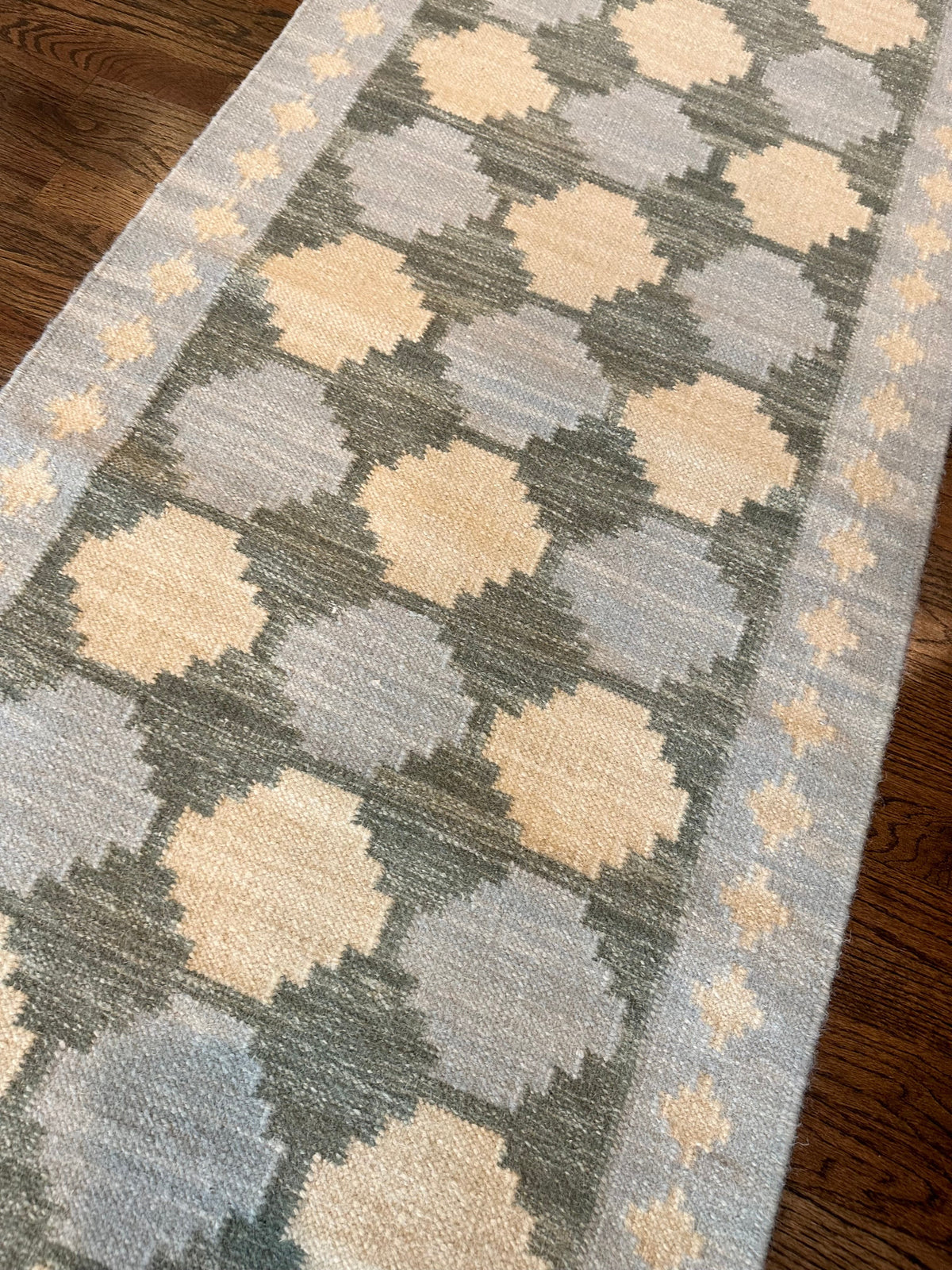 Holt Blue Cotton Dhurrie