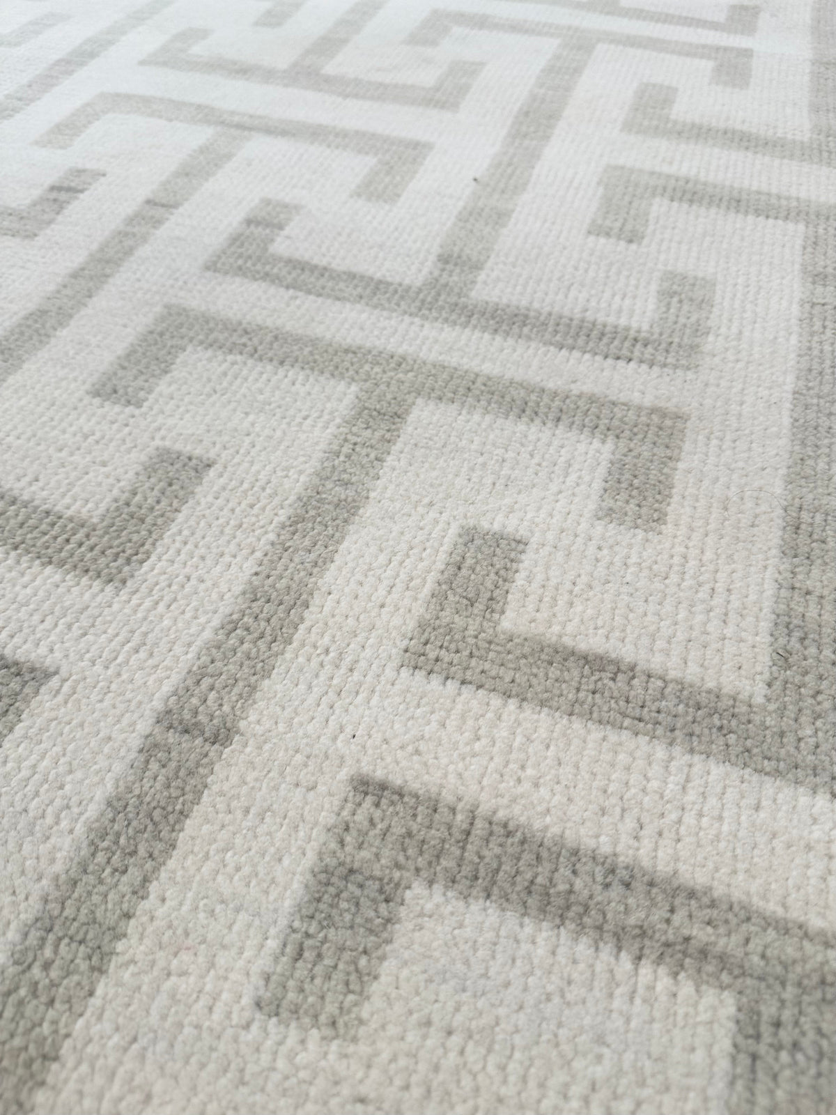 Tyler Neutral Hand-Knotted Wool Rug