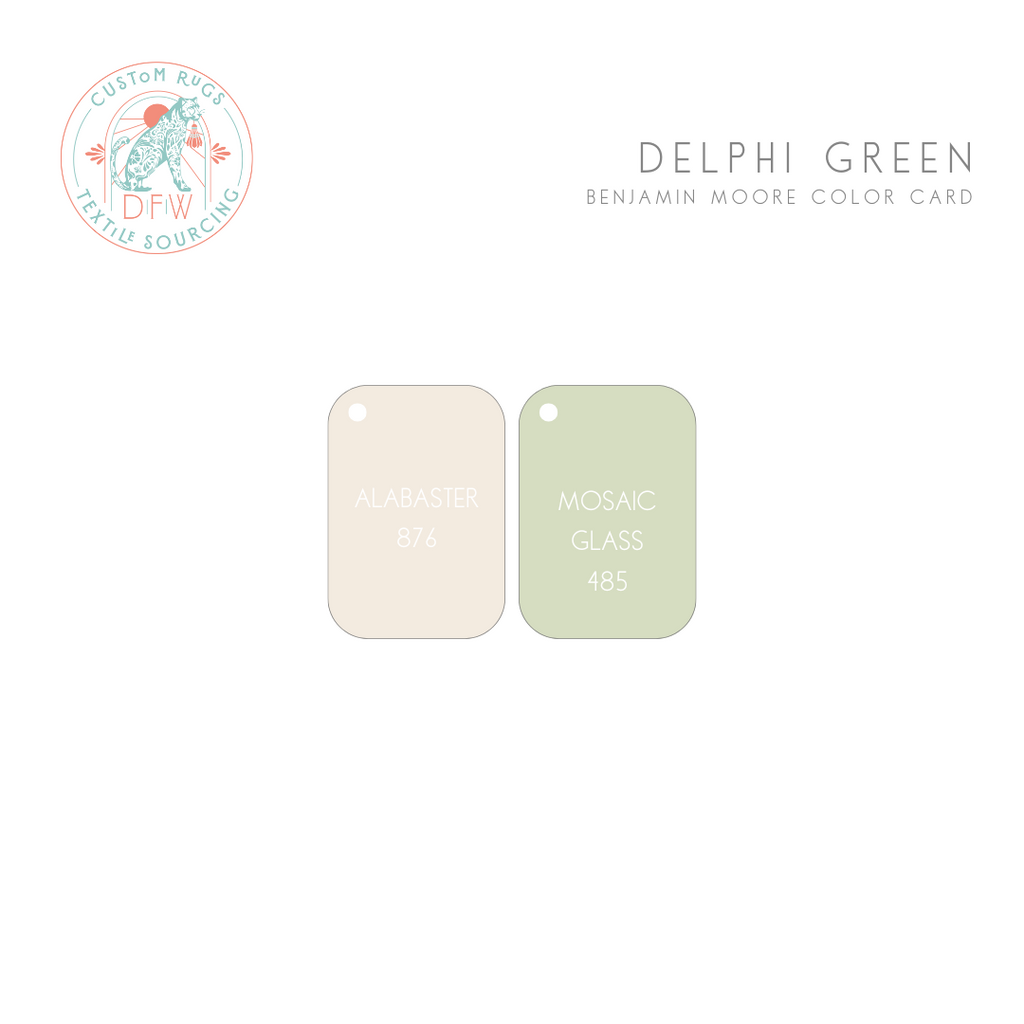 Delphi Green Hand-Knotted Wool Rug