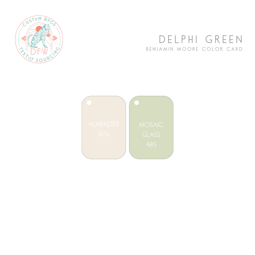 Delphi Green Hand-Knotted Wool Rug