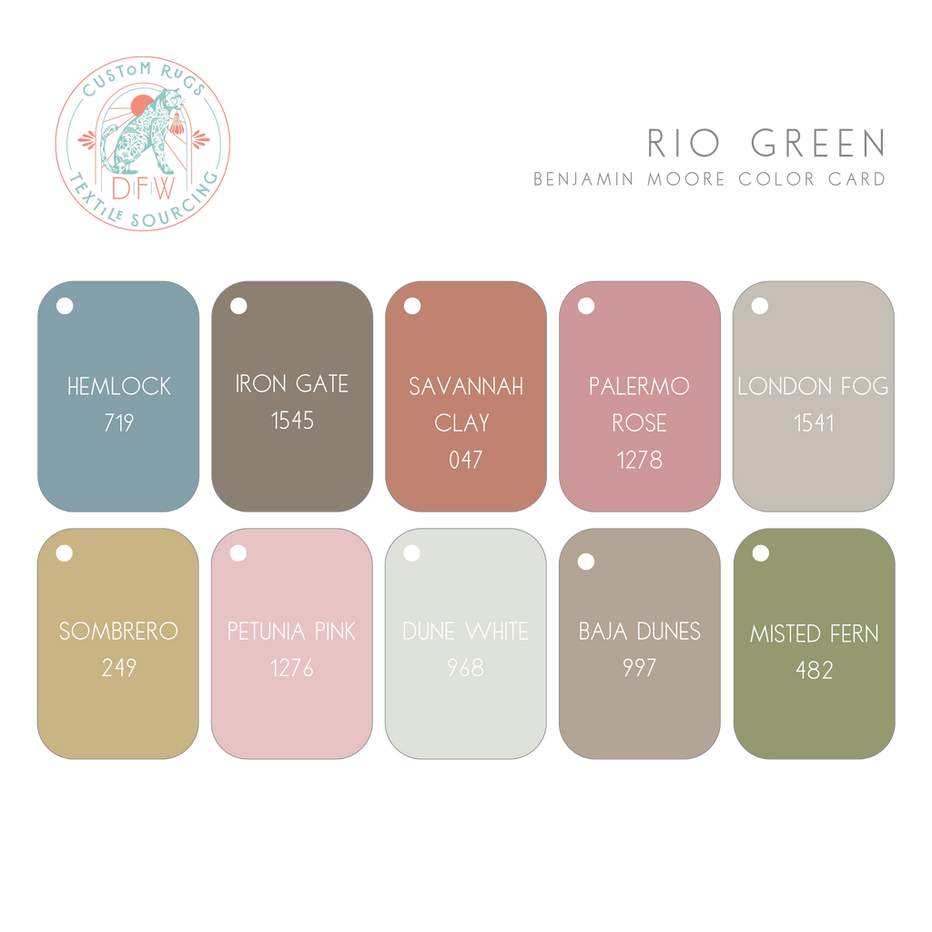 Rio Green Modern Oushak