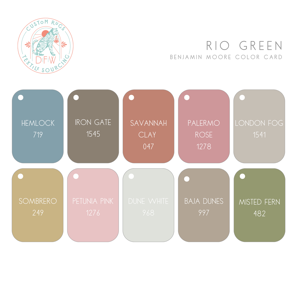 Rio Green Modern Oushak