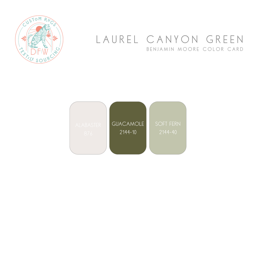 Laurel Canyon Green Hand-Knotted Wool Rug