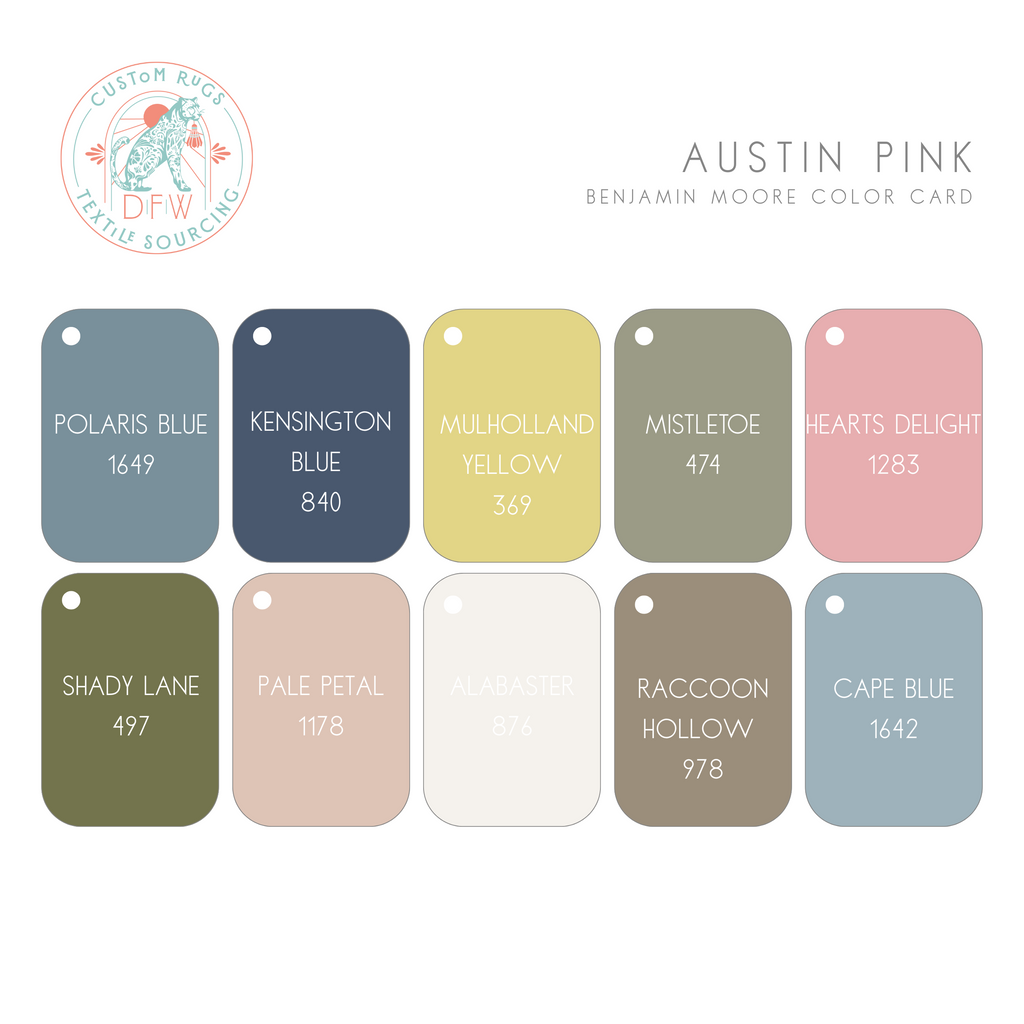 Austin Pink Modern Oushak Rug