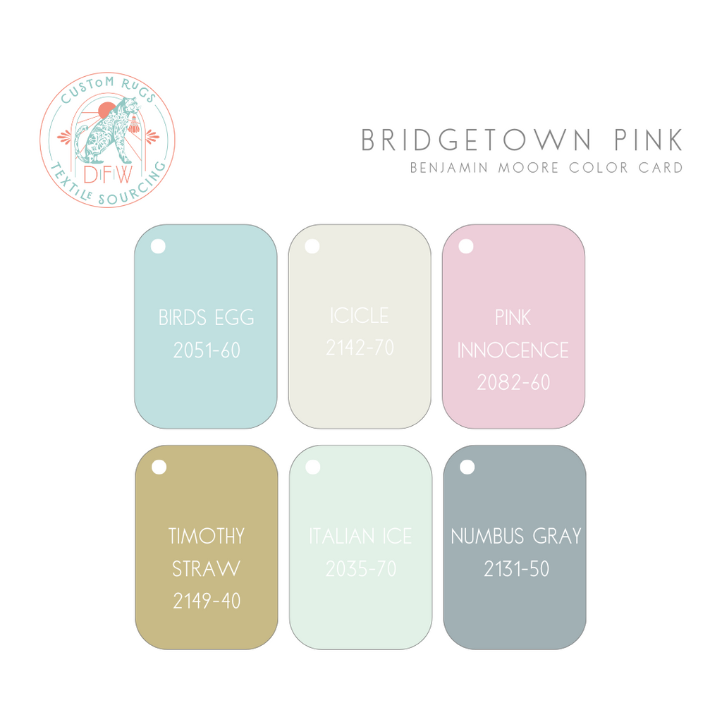 Bridgetown Pink Modern Oushak