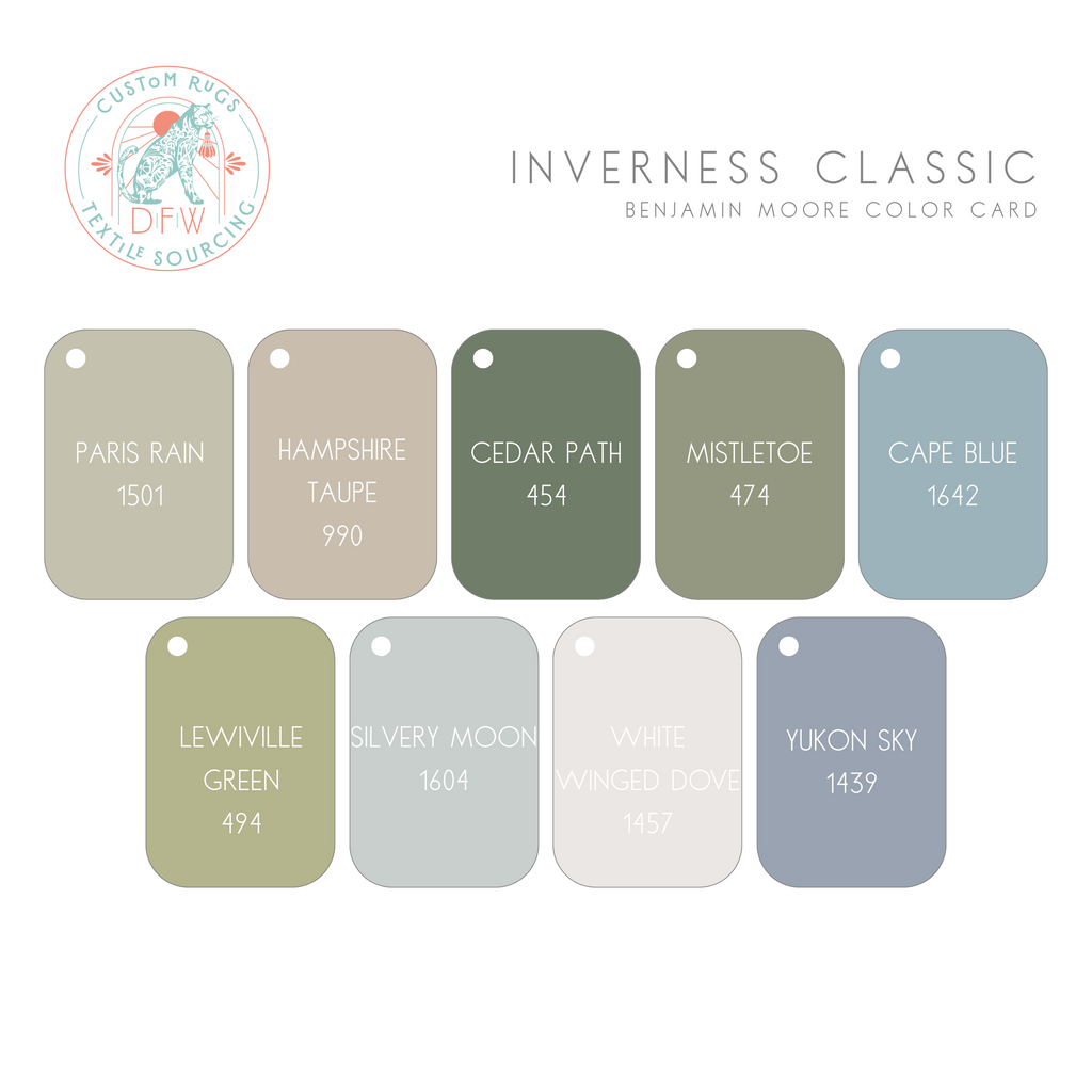 Inverness Classic Blue Modern Oushak